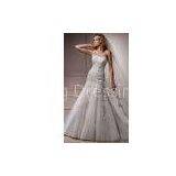 Sweetheart A - Line One Shoulder Lace Appliqued Wedding Dressing Gowns / Bridal Gown thumbnail-1