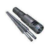 Custom Conical Dual-hole Injection Twin Screw and Barrel, Nitriding Layer Hardness 950HV