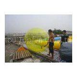 Yellow Human Sphere Inflatable Water Walking Ball / Water Walker for Swimming Pools