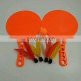 Promotional With Customized Logo Print Wooden Beach Racket for Sports Beach Racket Ball Game Set thumbnail-3