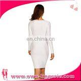 Fashion Long Sleeve Club Bandage Women Sexy Dress thumbnail-6