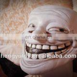 Halloween Latex Face Meme Troll Mask