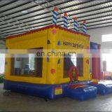 Birthday Cake Inflatable Bouncer Slide Combo
