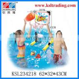 2 in 1 summer toy plastic water basketball/plastic toy water football toy