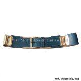 Wholesale Fashion Women's Decorative Skirt Elastic Slim Waist Dress PU Leather Belt thumbnail-3