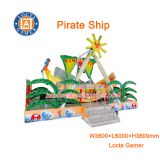 Zhongshan amusement park equipment outdoor equipment mini Pirate ship for children, corsair ride playground, kiddie ride