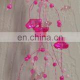 Hot Pink Acrylic Crystal Diamond Bead Garland