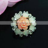 Sewing Craft crystal rhinestone button for decoration,rhinestone floewr button