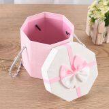 Hexagon Jewelry Deep Soft Wedding Gift Packaging Box