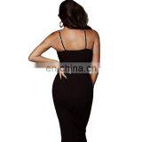 2020 Best Sellers Ladies Sexy Backless Dresses Women Casual Solid Color Bodycon Summer Dresses for Party Club thumbnail-6