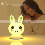 Ten Levels Dimming Indoor Animal Rabbit Led Touch Lovely Children Night Light Led Usb Night Light for Bedroom thumbnail-7