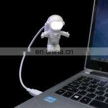 Gift 2020 Flexible Gooseneck Astronaut Night Light Portable USB LED Lamp With Helmet Switch thumbnail-4