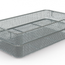 da Vinci® Instrument Tray Customizeable Full-Size Trays Sterilisation Basket – Wire Mesh Base, Perforated Sides – Various Sizes thumbnail-1