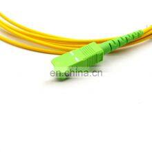 Compliant Wiht GR326 Standard Fiber Optic Patch Cord 1Meter SC/APC- LC/APC Simplex Single Mode G.657A2 2.0mm PVC Jacket Yellow thumbnail-4