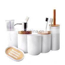 Hot-selling Five Sets of Bamboo Bathroom Items thumbnail-1