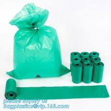 Compostable Kitchen Apron Biodegradable Gloves Sleeves PLA/PBAT/Corn Starch Compostable Bag Singlet Bags, Vest Carrier thumbnail-1