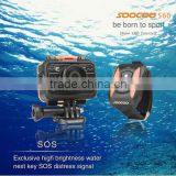 Hot selling wifi sport action camera 1080p,waterproof up to 60 meters and do not need case