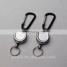 Rigid Metal Badge Reel With Alligator Clip With Carabiner thumbnail-5