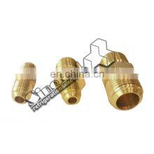 Коннектор, муфта, переходник, штуцер для крепления труб (nut fitting coupling connector adapter) для кондиционеров ВКХ (HVAC), медный, отлитый с фланцем, латунный фланцевый соединитель для холодильного оборудования thumbnail-4