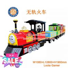 Zhongshan children's indoor and outdoor excursion mini-train Electric Travel Thomas FRP shopping circle trackless train
