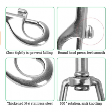 Marine Hardware 304/316 Double End Snap Hook thumbnail-5