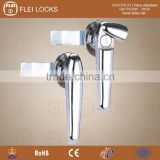 CE RoHS 2015 FEILEI MS308-2 new design zinc alloy electrical cabinet/gate/door handle lock with cover
