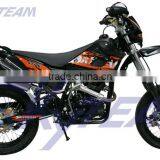 SKYTEAM 125cc 4 STROKE SM Supermoto Motorcycle (EEC EUROIII EURO3 Approval,17"/17")