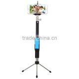 High Quality Bluetooth Selfie Monopod With Factory Price, Aluminum Alloy Material, 90cm Long
