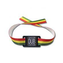 Custom Disposable Music Festival Fabric Wristband Woven RFID NFC Bracelets thumbnail-4