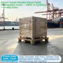 Food and Pharmaceutical Grade Molded Wood Pallets — Nail-Free, Splinter-Free, Safe, and Eco-Friendly thumbnail-1