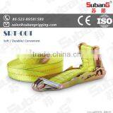 Customized Polyester 50mmx9m 2500kg(lc) Ratchet Tie Down thumbnail-1