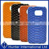 Particular Fish Scale Grain For SamsungS6 Leather Coated PC Case thumbnail-1