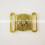 16mm Gold Tone Nickel Free Metal Bikini Bra Buckle Clasp Fastener