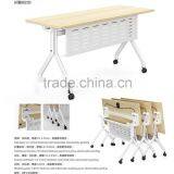 Rolling Folding Frame Training Stuyding Table With Caster
