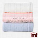 Soft European Style Solid Knitting Blanket Throw Blanket