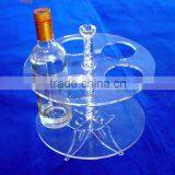 Without Insert or Edge Wine Glass Clear Acrylic Tray thumbnail-4