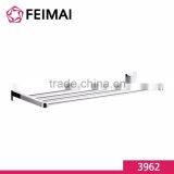Bathroom Designs Folding Expandable Towel Rack Shelf Bar Holder thumbnail-1