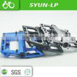 CNC Alloy Aluminum Bmx Bike Pedals Custom Different Logo Bike Pedals Flat Platform Replaceble Pins Bike Pedal thumbnail-1