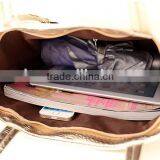 New 2015 Selling Women PU Leather Handbag,Tote Shoulder Bags Large Capacity PU Weave Bags Fashion Design thumbnail-5