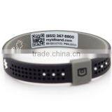 Personal Unique id Bracelet Custom Silicone id Bracelet Engraved thumbnail-2