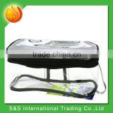 Travel classic transpatent pvc felt cutom promotional cosmetic bag