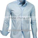 Mens Elegant Blue Dress Shirts - Free DHL Express Shipping thumbnail-1