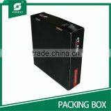 TRIPLE WALL BLACK MATT FOLDABLE PAPER BOX FOR PACKING AUTOMOBILE PARTS thumbnail-4