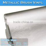 CARLIKE Chrome Metallic Brushed Silver PVC Film Car Body Wrap thumbnail-1