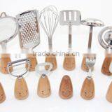 Wholesale South Korea Kitchenware Set Wooden Handle thumbnail-4