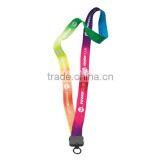 3/4" Tie Dye Lanyard With Plastic Clamshell & O-Ring thumbnail-1