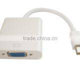 Mini Displayport Male | Thunderbolt To Hd15 VGA Female Adapter Cable