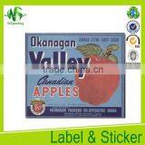 New Design Food Grade Label Label for Fruit