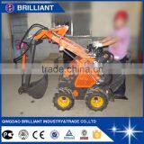 Earth Cutting Mini Skid Steer Loader With Excavator/Backhoe Quality Choice