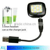 Camera Flash Light For IOS Android Mini Portable 3.5mm Jack Smart Selfie 16 LED Camera Flash Light thumbnail-4